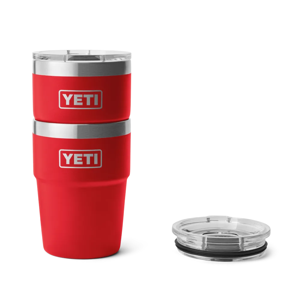 YETI Rambler Stackable 16 OZ Rescue Red
