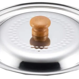 Yoshikawa Pentola Acciaio Inossidabile Con Coperchio 18-20cm YH9498