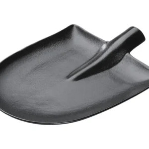 ZASSENHAUS Piatto da bistecca/piatto da portata pala rotonda ceramica nera 30x22 cm