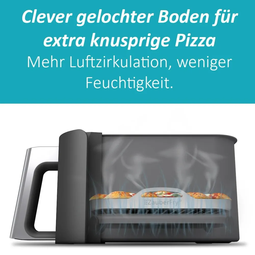 ZauberFry | Inserto per pizza acciaio inox (set di 2)