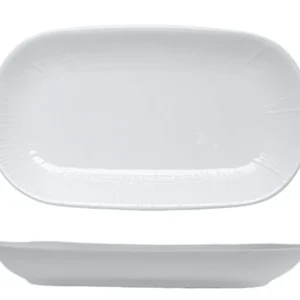 Zenith Piatto Ovale Cm.35x21 Bianco