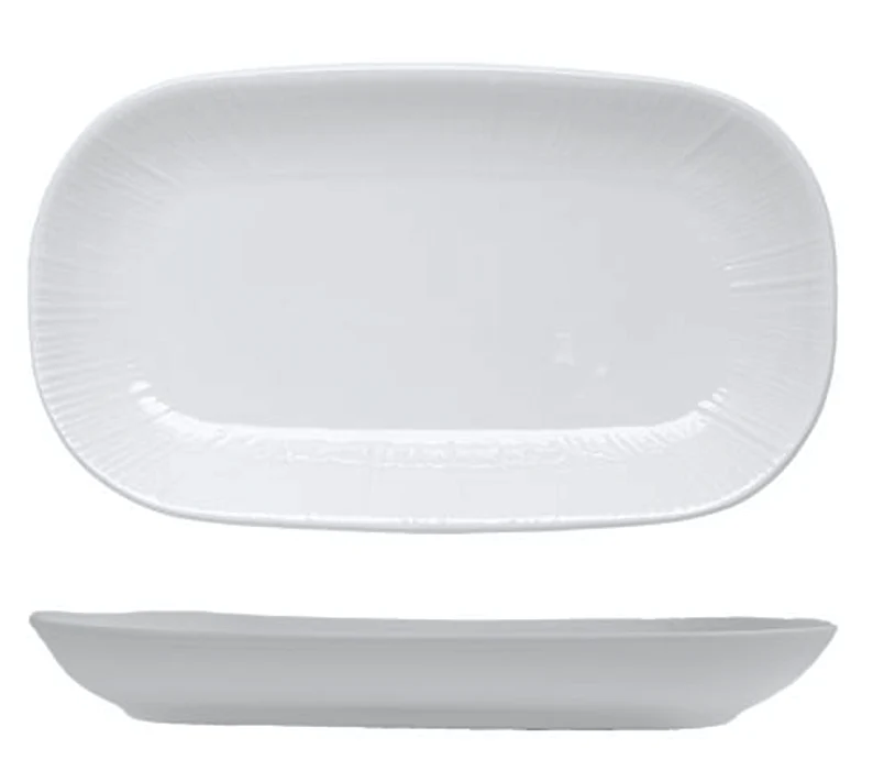 Zenith Piatto Ovale Cm.35x21 Bianco