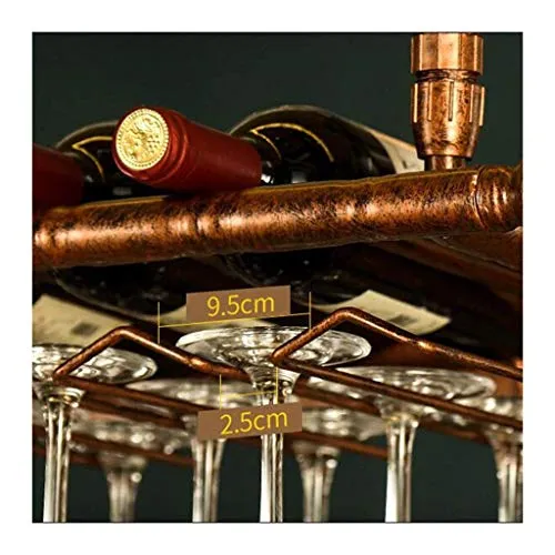 ZHXYY Portabicchieri da Vino Creativo Europeo, Gancio per Bicchiere da Vino, portabottiglie Calice rovesciato per Bicchier...