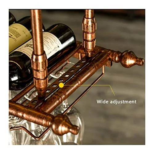 ZHXYY Portabicchieri da Vino Creativo Europeo, Gancio per Bicchiere da Vino, portabottiglie Calice rovesciato per Bicchier...