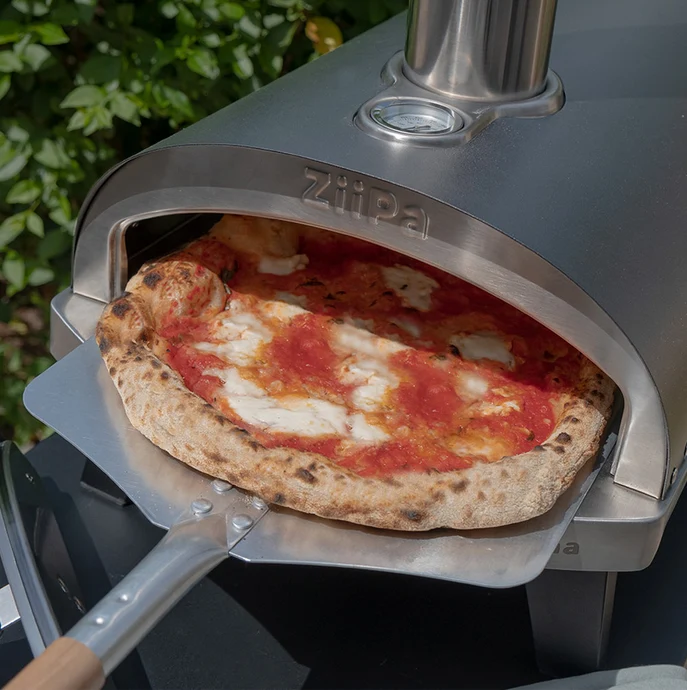 ZiiPa Forno pizza Piana pallet, Ardesia