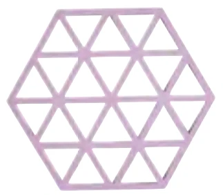 Zone Denmark Sottopentola 14 × 16 × 0,9 cm, silicone, viola