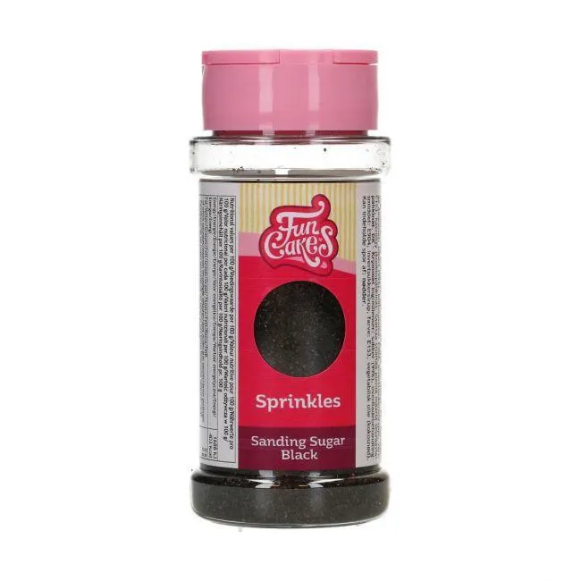 Zucchero Sabbioso Glitterato 80g - Nero