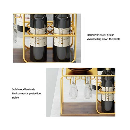 Portabottiglie Cremagliera del vino del tavolo da pranzo europeo semplice Cremagliera del vino creativo Decorazione Casa C...