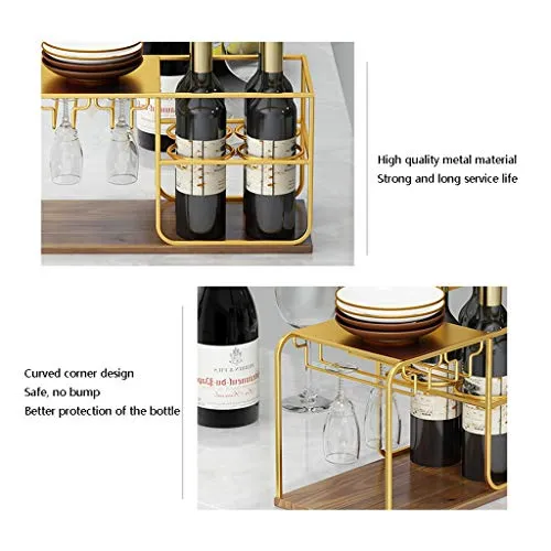 Portabottiglie Cremagliera del vino del tavolo da pranzo europeo semplice Cremagliera del vino creativo Decorazione Casa C...