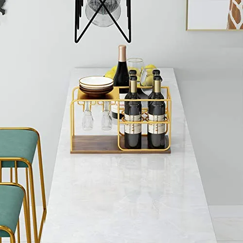 Portabottiglie Cremagliera del vino del tavolo da pranzo europeo semplice Cremagliera del vino creativo Decorazione Casa C...