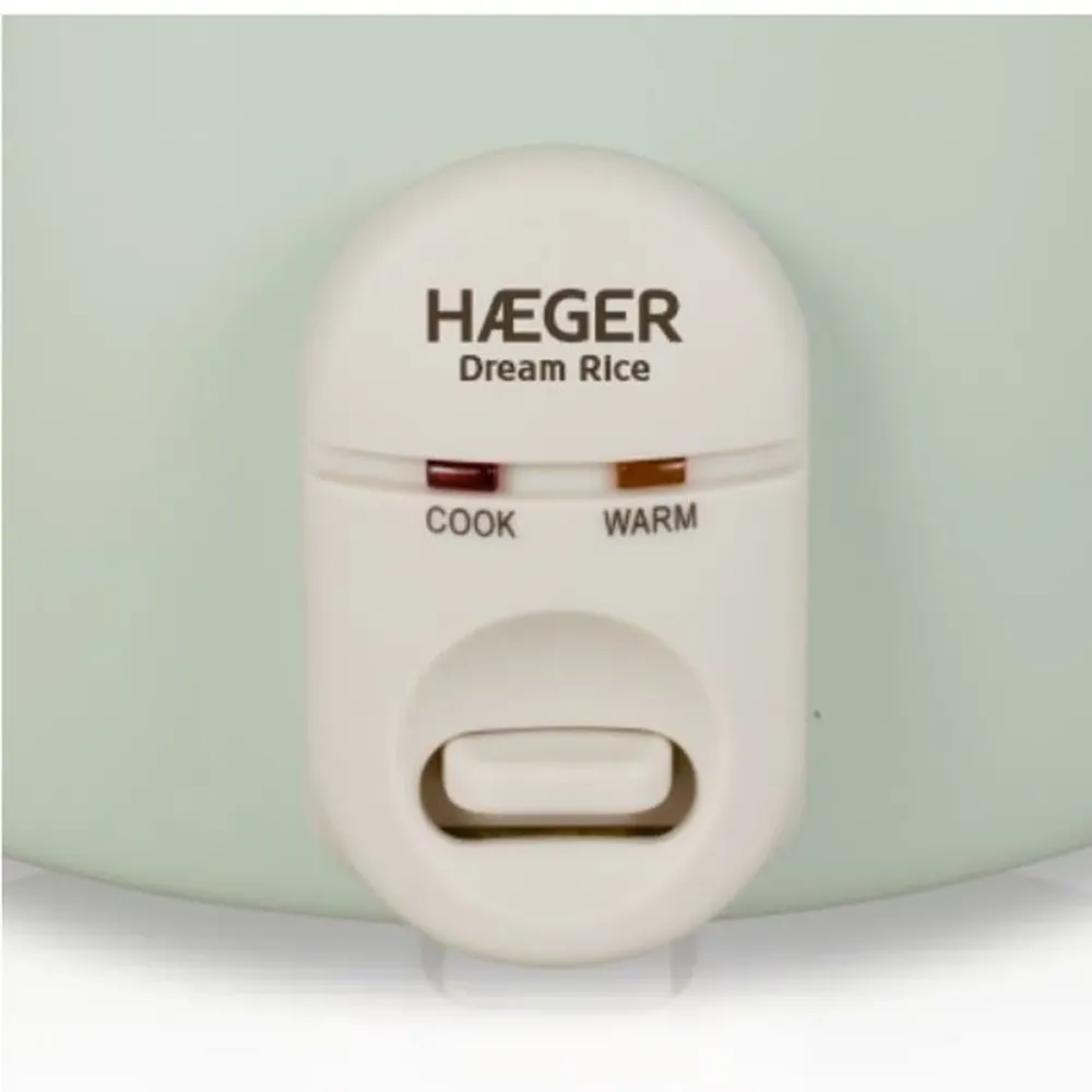 Bollitore Elettrico cuociriso Haeger RC-18L.002A Verde Acciaio inossidabile Plastica 50 W