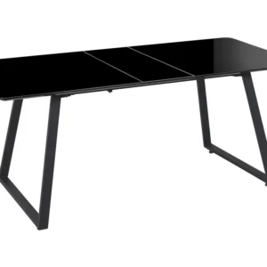 Extending Dining Table 150/180 x 90 cm Nero notte TOURAN