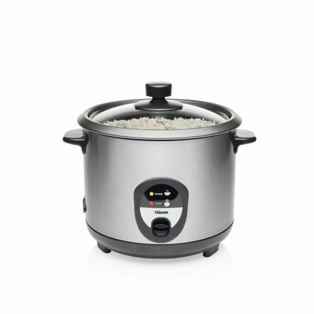 cuociriso Tristar RK-6126 Arrocera 400 W Acciaio inossidabile Argentato 1 L