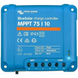 Regolatore di carica solare Victron Energy MPPT BlueSolar MPPT 75/10 321396