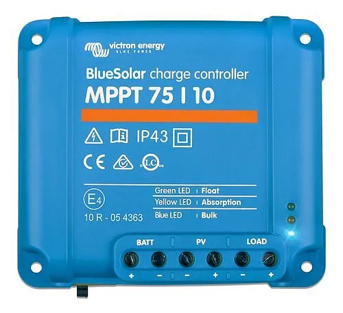 Regolatore di carica solare Victron Energy MPPT BlueSolar MPPT 75/10 321396