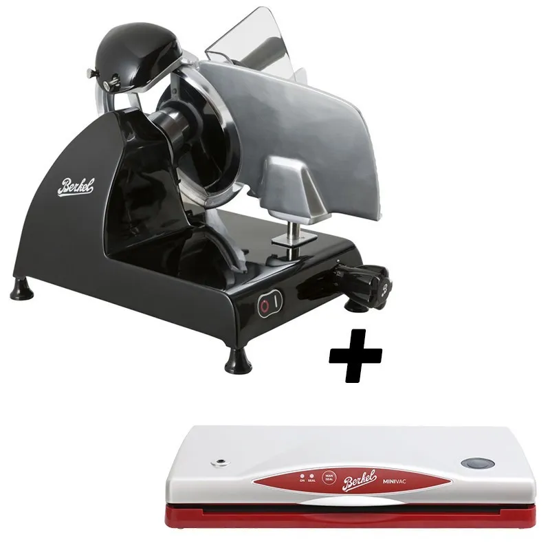 Berkel Affettatrice Red Line 250 colore Nero + Minivac Berkel