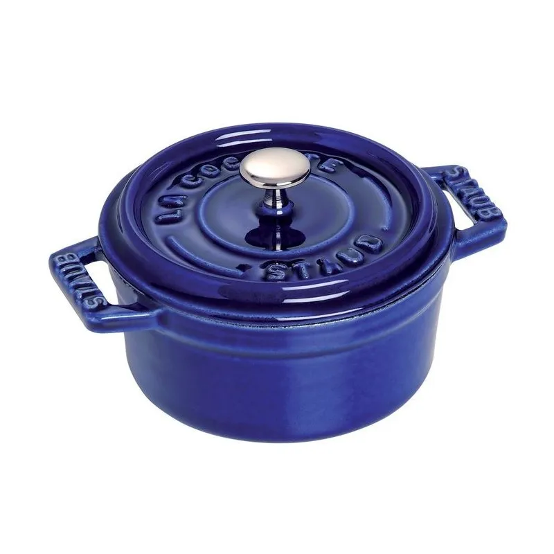 Mini Cocotte 10 cm Blu Scura Ceramica