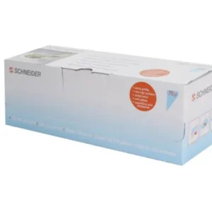 Sac à poche monouso Schneider punta chiusa 470 x 230 mm 75 μ arrotolata colore blu confezione da 100 391210