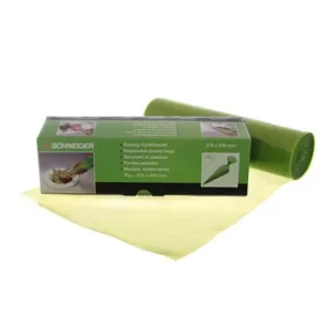 Sac à poche Schneider EW ECO punta chiusa 530 x 275 mm 70 µ arrotolato colore verde confezione: 100 pezzi/scatola 391820