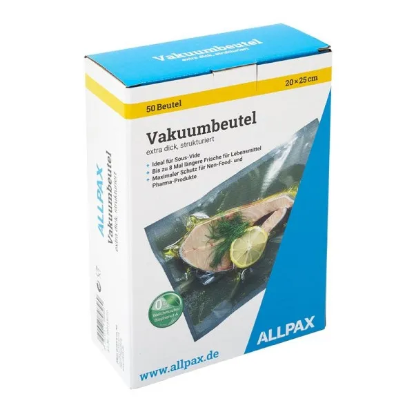 Sacchetto sottovuoto ALLPAX 20 x 25 cm 10014307