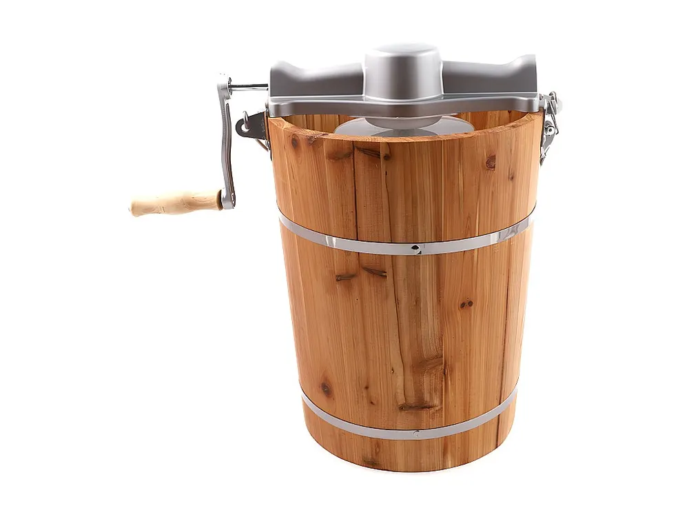 Sorbettiera elettrica GIVRETO legno 5,5 L