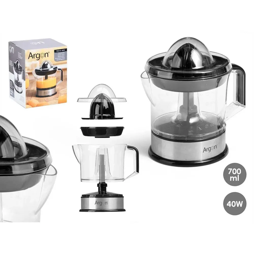 Spremiagrumi Elettrico Argon Nero 40 W 700 ml