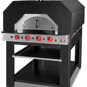 Forno per pizza gas GMG Tradizionale 9x Ø 30cm 34 kW GAS fondo mattoni refrattari 1 camera di cottura PFG-TN1