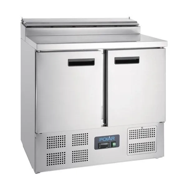 Polar pizza fresca Saladette 2 porte 254L G604