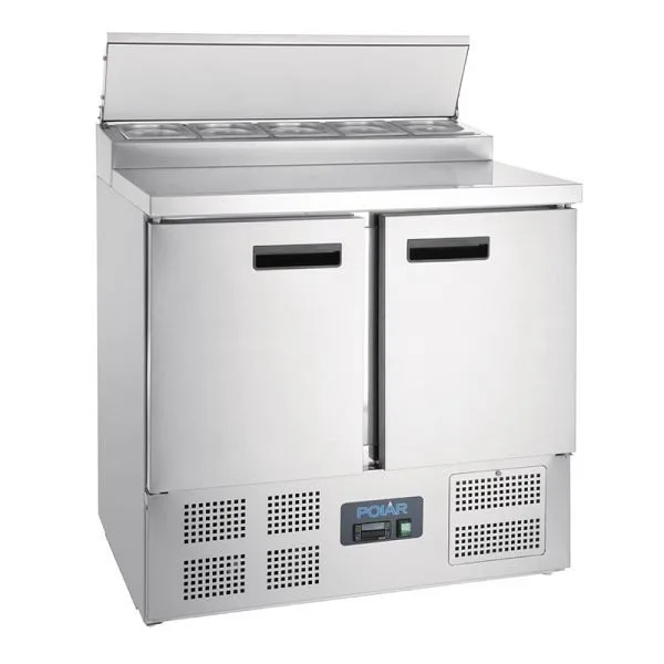 Polar pizza fresca Saladette 2 porte 254L G604