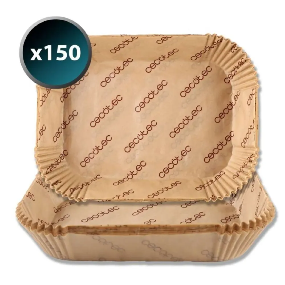 Carta per friggitrice ad aria Cecotec Cecofry TwinBucket 24 x 18 x 4,5 cm 150 Unità