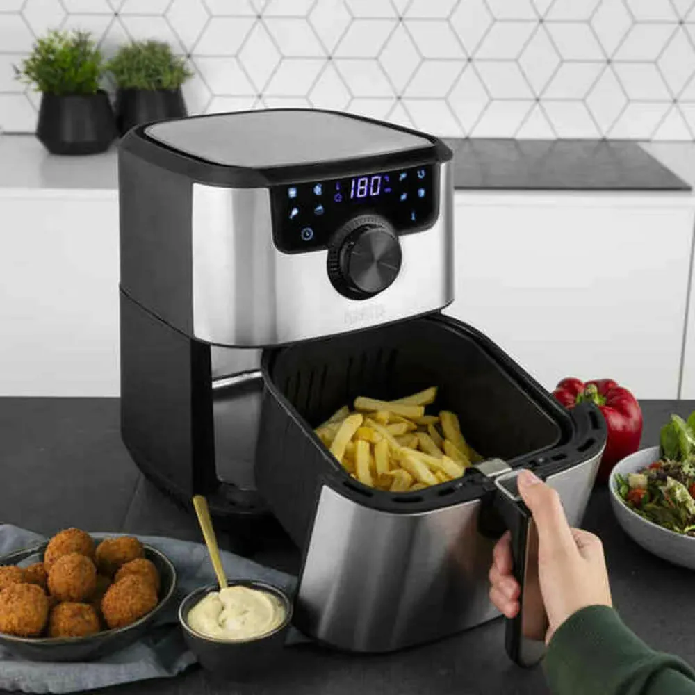 Friggitrice ad Aria Princess 01.182033.01.001 1500 W Nero Argentato 4,5 L