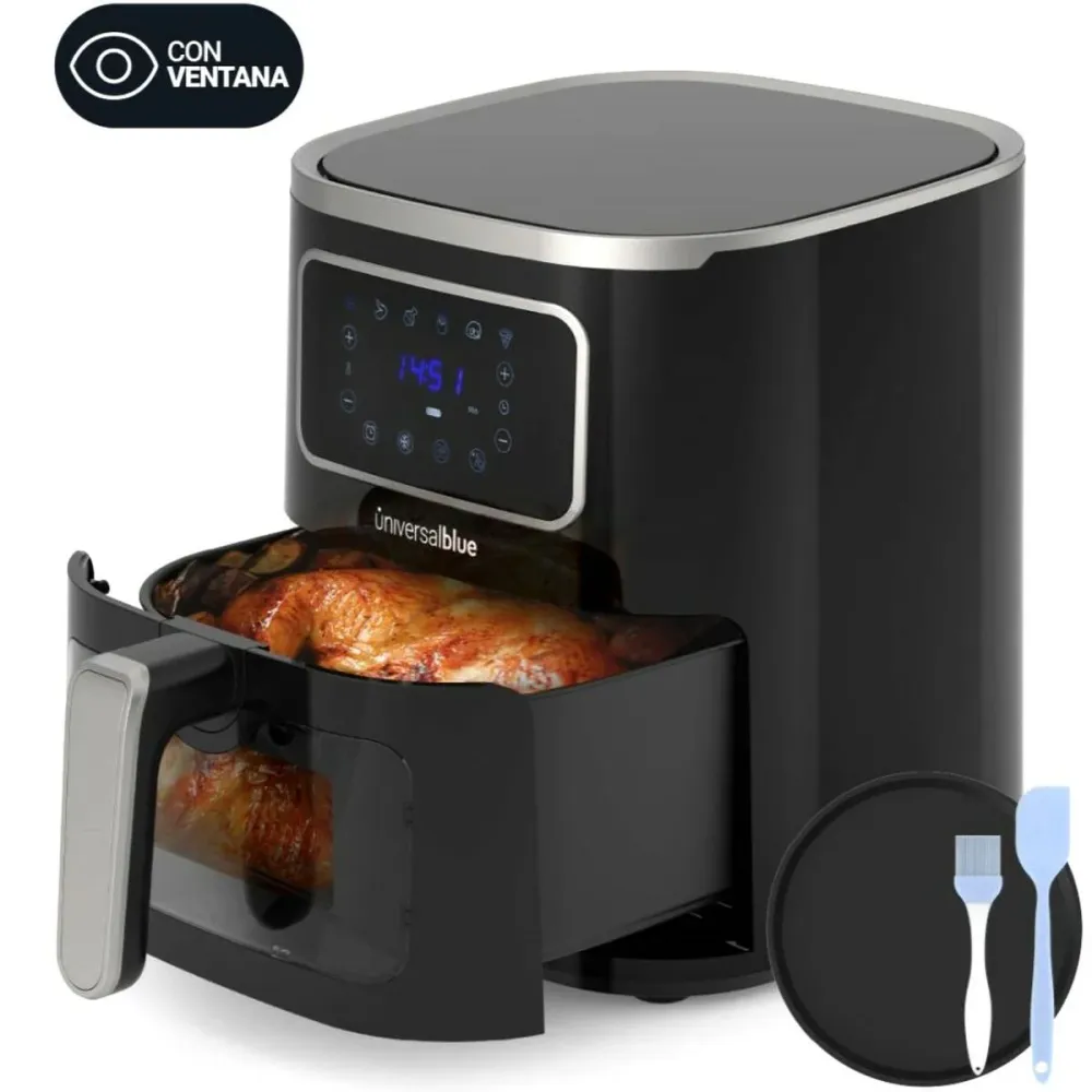Friggitrice ad Aria Universale Blue 6005 Nero 5 L