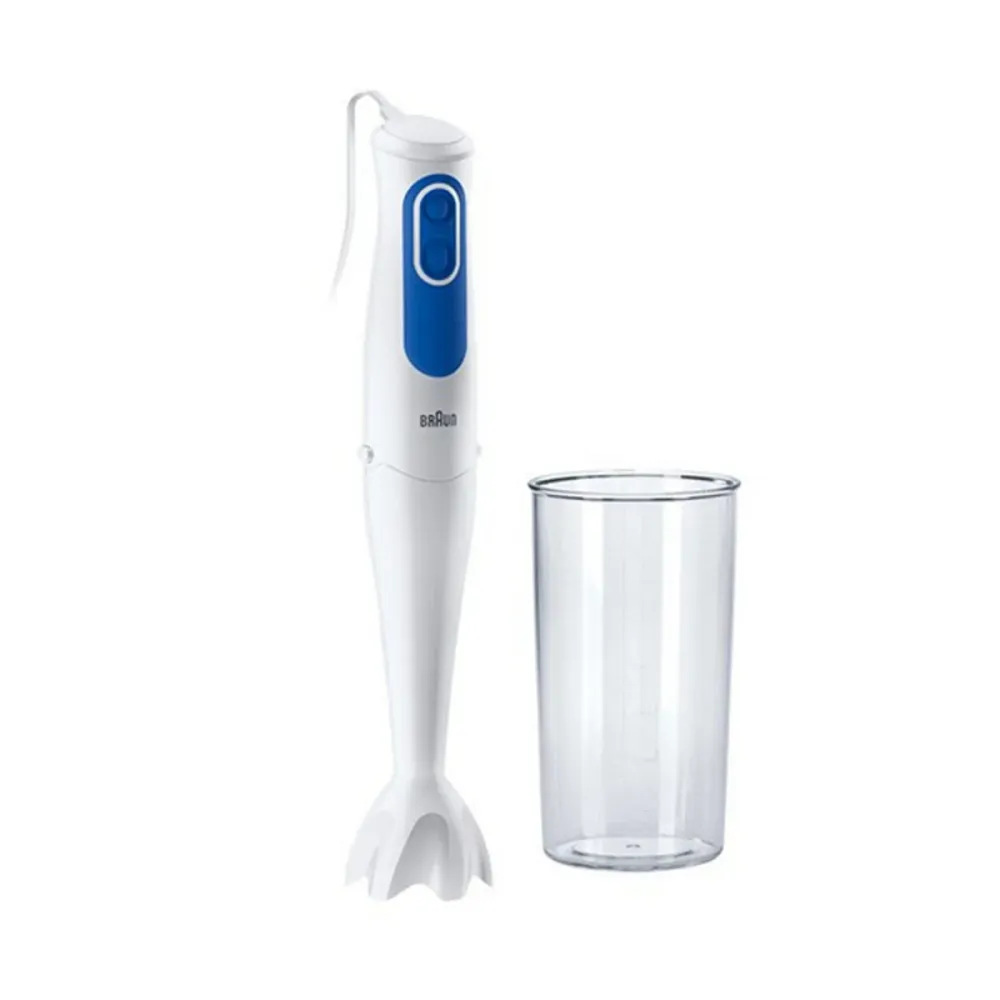 Frullatore ad Immersione Braun MQ 3000 Smoothie Bianco Bianco/Blu 700 W