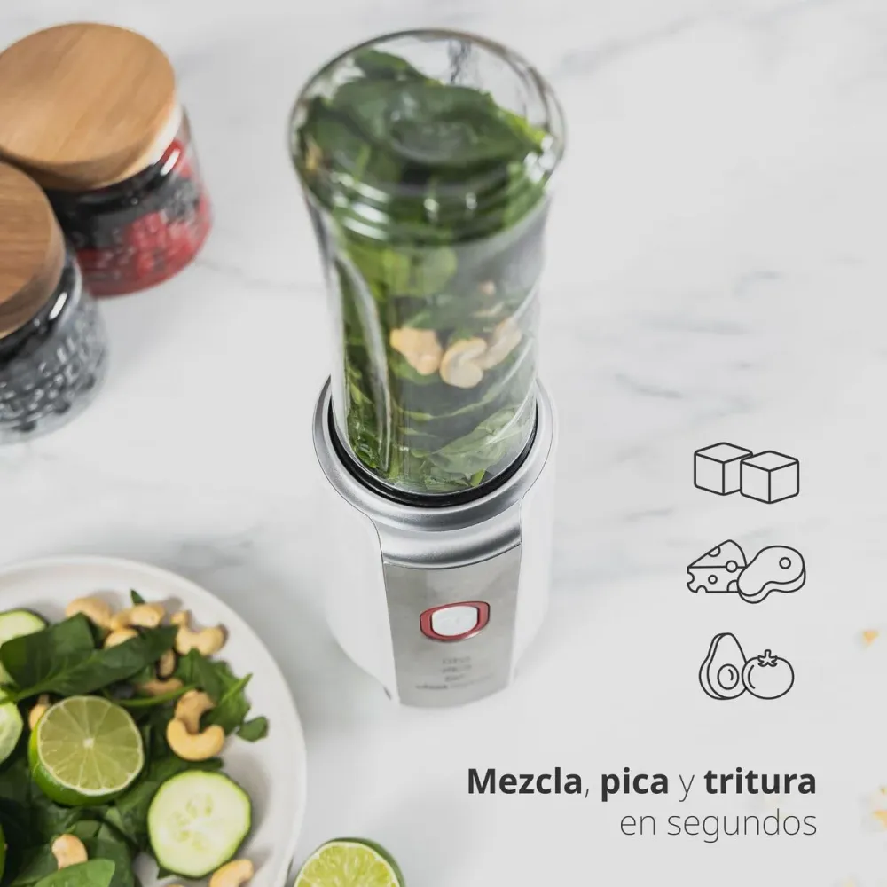 Frullatore UFESA NUTRIFUSION 1200W 2B Bianco Nero 1200 W 500 ml