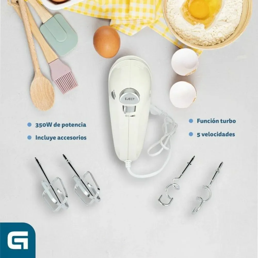impastatrice mixer con ciotola Grunkel Bianco 1 L 2 L