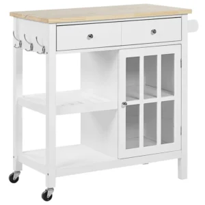Carrello da cucina bianco GENOA