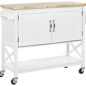 Carrello da cucina bianco MELE