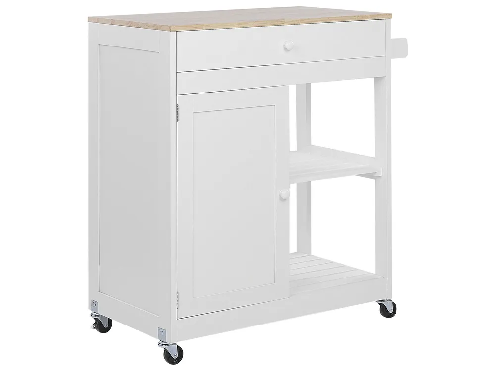 Carrello da cucina bianco TRAPANI