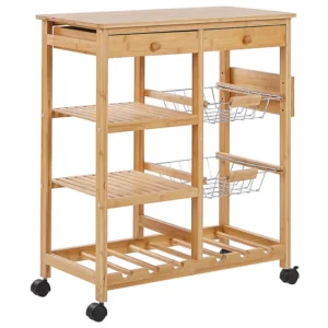 Carrello da cucina legno distinto MORINO
