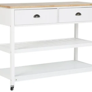 Carrello da cucina NAVARINO bianco