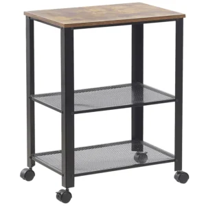 Carrello da cucina nero BOLZANO