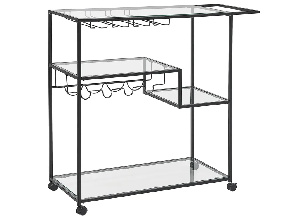 Carrello da cucina nero MARCOLA