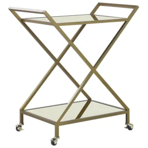 Carrello da cucina oro IVERA
