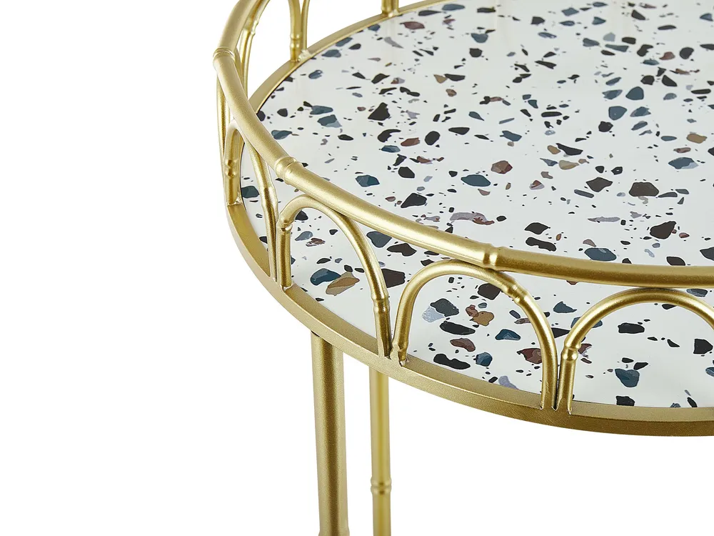Carrello da cucina oro SHAFTER