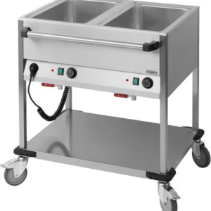 Carrello portavivande Casselin 2 x GN 1/1 orizzontale CCBM2H