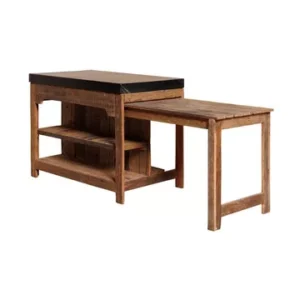 Isola da cucina legno tenebroso Nero Chehoma - 120cm