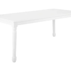 Wooden Dining Table 180 x 90 cm White CARY