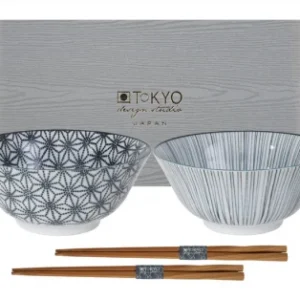 Set 2 Nippon Ciotole Nere Tokyo Studio Design