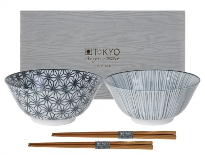 Set 2 Nippon Ciotole Nere Tokyo Studio Design