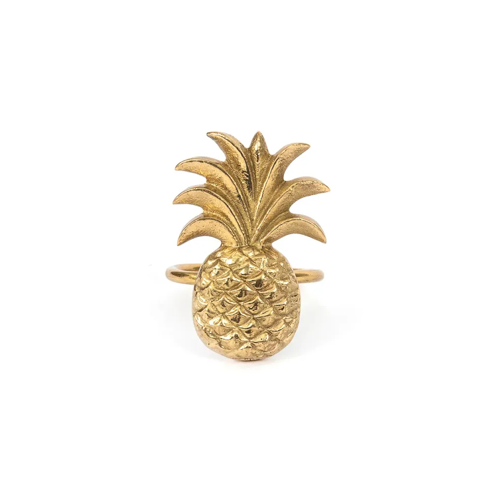 Portatovagliolo Ananas - Oro
